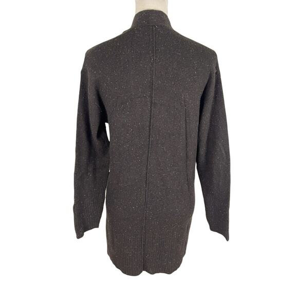 SOMETHING NAVY Cozy V-Neck Cardigan Sweater Brown Ganache Combo Size XS NEW - Picture 6 of 8